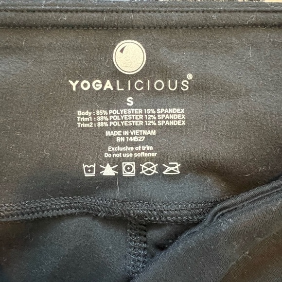 yogalicious Women’s Black and Gray Leggings Size Small - Picture 9 of 9